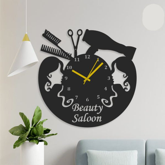 Beauty Saloon Wall Clock